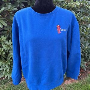 Six Flags Blue Crewneck Unisex Sweater
